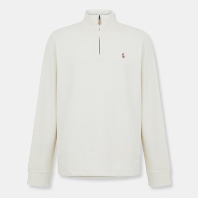 поларена,блуза,мъжки,горнища,с,качулка,polo,ralph,lauren,estate,fleece,quarter,zip,sweater,parchment,cream