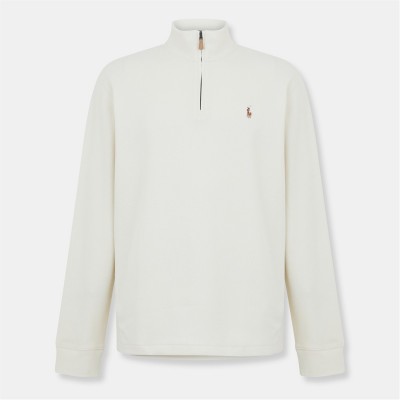 поларена,блуза,облекла,на,разпродажба,мъжки,ежедневни,облекла,мъжки,горнища,с,качулка,polo,ralph,lauren,estate,fleece,quarter,zip,sweater,parchment,cream