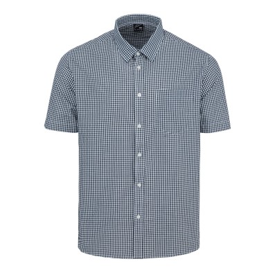 мъжка,риза,с,къс,ръкав,fabric,short,sleeve,poplin,shirt,mens,nvy,gingham