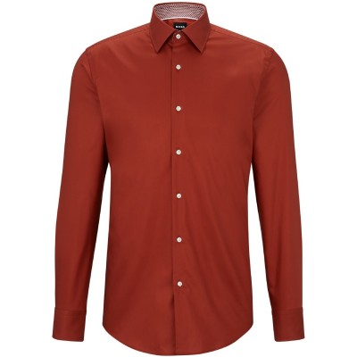 облекла,на,разпродажба,мъжки,ризи,boss,boss,h,hank,shirt,medium,red