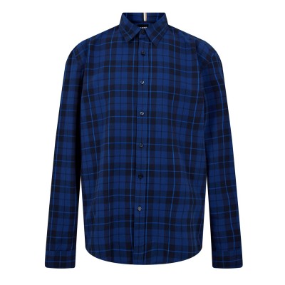 облекла,на,разпродажба,мъжки,ризи,boss,men's,hbb,c,liam,kent,patterned,long,sleeve,shirt,bright,blue,434