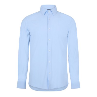 риза,с,дълъг,ръкав,мъжки,ризи,boss,men's,p,hank,poplin,long,sleeve,shirt,lt,pas,blue,450