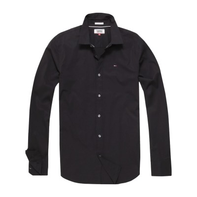 мъжки,ризи,tommy,jeans,stretch,shirt,black