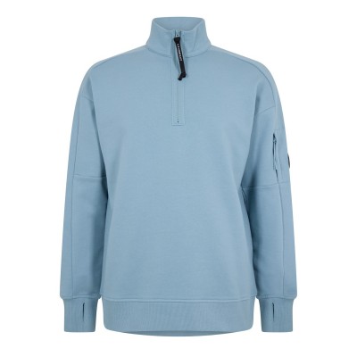 поларена,блуза,мъжки,ежедневни,облекла,мъжки,горнища,с,качулка,cp,company,men's,lens,quarter,zip,fleece,top,silver,blue,809
