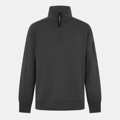 поларена,блуза,мъжки,ежедневни,облекла,мъжки,горнища,с,качулка,cp,company,men's,lens,quarter,zip,fleece,top,dark,shadow,978