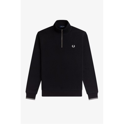 горнище,с,цип,мъжки,ежедневни,облекла,мъжки,горнища,с,качулка,fred,perry,fredperry,half,zip,top,black,102