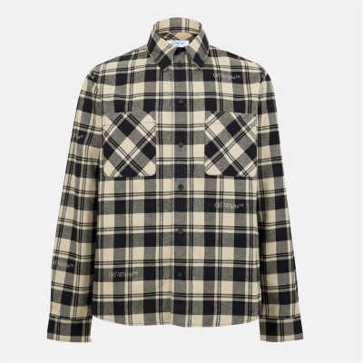 облекла,на,разпродажба,мъжки,ризи,off,white,check,shirt,beige,black