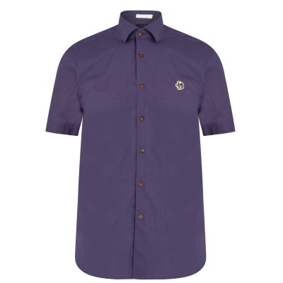 риза,с,къс,ръкав,облекла,на,разпродажба,мъжки,ризи,ted,baker,fonsho,short,sleeve,shirt,dk,navy
