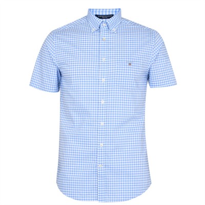 зимни,аксесоари,мъжки,ризи,gant,broadcloth,gingham,shirt,pale,blue,468