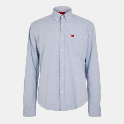 риза,с,дълъг,ръкав,облекла,на,разпродажба,мъжки,ризи,hugo,evito,long,sleeve,shirt,open,blue