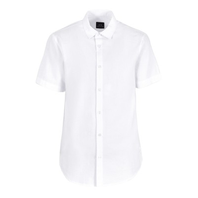 риза,с,къс,ръкав,мъжки,ризи,armani,exchange,seersucker,short,sleeve,shirt,white,1100