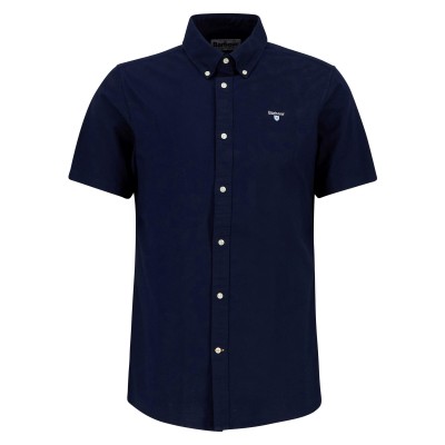 риза,с,къс,ръкав,мъжки,ризи,barbour,oxford,short,sleeve,tailored,shirt,navy,ny91
