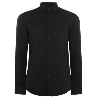 мъжки,ризи,hugo,koey,poplin,shirt,black,001