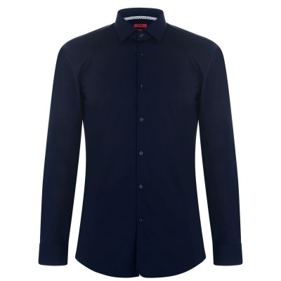 мъжки,ризи,hugo,koey,poplin,shirt,navy,413