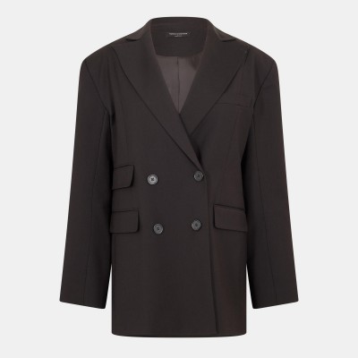 дамско,сако,дамски,якета,и,палта,naked,wardrobe,women,s,boyfriend,oversized,long,sleeve,blazer,black