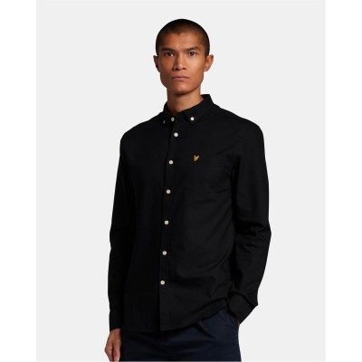 мъжки,летен,каталог,мъжки,ризи,lyle,and,scott,oxford,shirt,black,z865