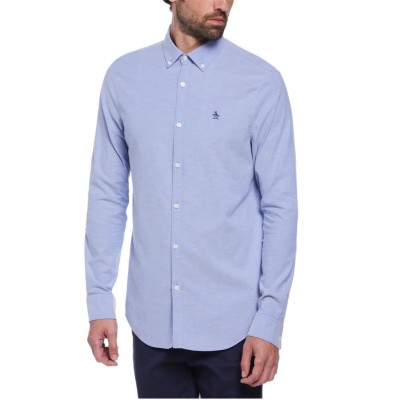 облекла,на,разпродажба,мъжки,ризи,original,penguin,ecovero,oxford,shirt,amparo,blue