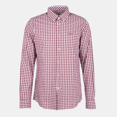 риза,с,дълъг,ръкав,облекла,на,разпродажба,мъжки,ризи,barbour,merryton,long,sleeve,tailored,shirt,burgandy,re39