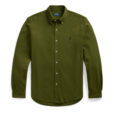 риза,мъжки,ризи,polo,ralph,lauren,men,s,slim,fit,button,down,plain,shirt,new,olive