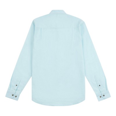 us,polo,assn,linen,shirt,blue,glow
