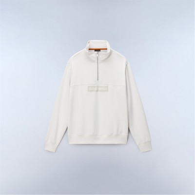 мъжки,ежедневни,облекла,мъжки,горнища,с,качулка,napapijri,napa,box,1,4,zip,mens,white