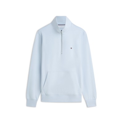 мъжки,горнища,с,качулка,tommy,hilfiger,men,s,quarter,zip,fleece,breezy,blue