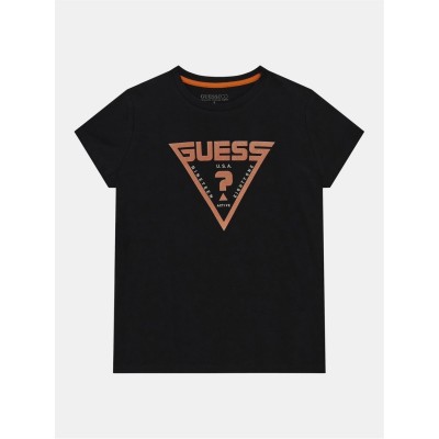 юношеска,тениска,детски,облекла,guess,short,sleeve,mini,me,t,shirt,juniors,blk,a996,jblk