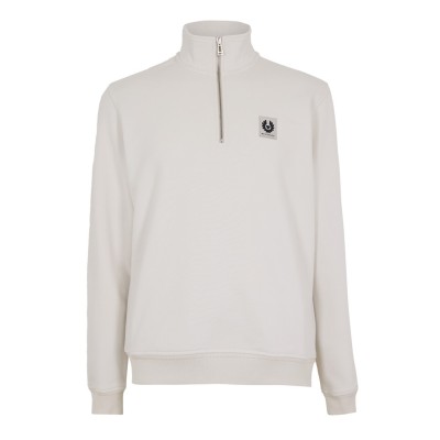 блуза,облекла,на,разпродажба,мъжки,ежедневни,облекла,мъжки,горнища,с,качулка,belstaff,quarter,zip,sweatshirt,silver,birch
