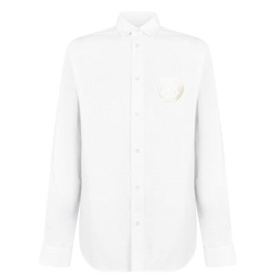 риза,с,дълъг,ръкав,облекла,на,разпродажба,мъжки,ризи,versace,jeans,couture,logo,long,sleeve,shirt,white,003