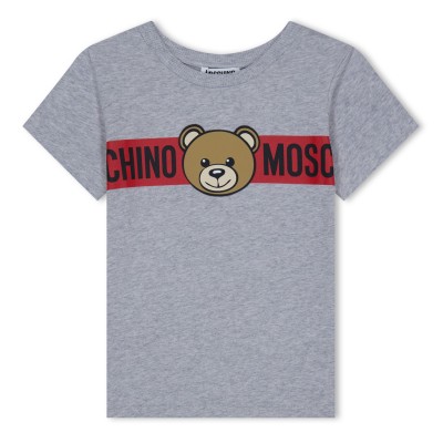 юношеска,тениска,детски,3/4,панталони,moschino,logo,bear,t,shirt,juniors,grey,60926