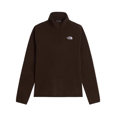 мъжки,полари,the,north,face,100,glacier,quarter,zip,fleece,mens,dark,chestnut