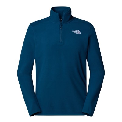 поларена,блуза,the,north,face,100,glacier,quarter,zip,fleece,top,midnight,petrol