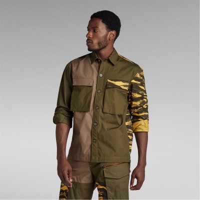 облекла,на,разпродажба,мъжки,ризи,g,star,r,3n,boxy,shirt,shadow,olive