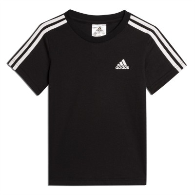 тениска,разпродажба,adidas,бебешки,облекла,детски,тениски,детски,облекла,adidas,stripe,essential,t,shirt,black,white