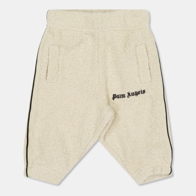 детски,анцуг,palm,angels,unisex,kids,teddy,closed,hem,fleece,joggers,cream,6f60