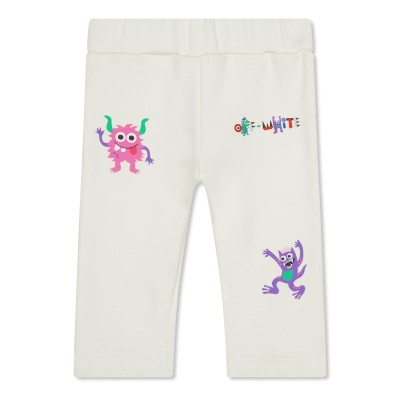 анцуг,off,white,kids,open,hem,fleece,sweatpant,white,mult