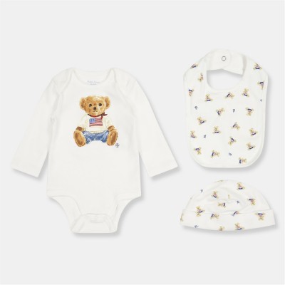 детски,3/4,панталони,polo,ralph,lauren,kids',bear,clothing,set,white,blue