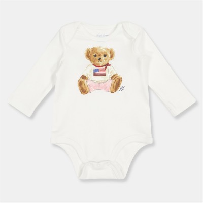 детски,3/4,панталони,polo,ralph,lauren,kids',bear,clothing,set,white,pink