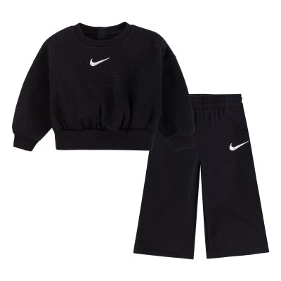 пижама,бебешки,облекла,nike,kids,shine,crew,pant,top,and,trouser,pyjama,set,black