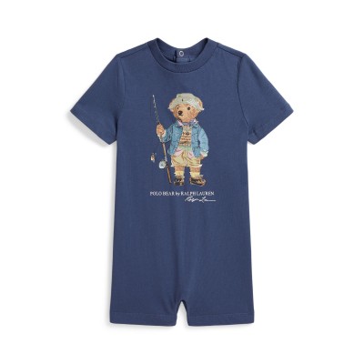 пижама,polo,ralph,lauren,kids,bear,shortall,onesie,old,royal