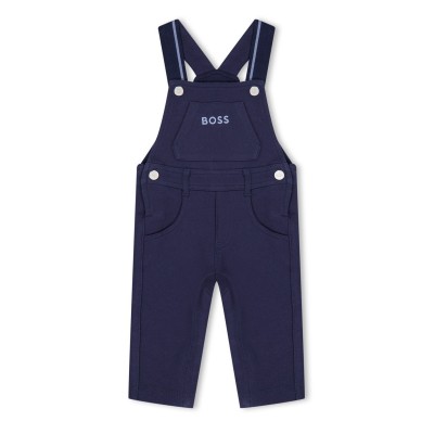 детски,облекла,boss,logo,dungarees,babies,navy,849