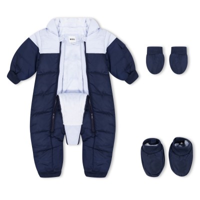 детски,облекла,boss,logo,snowsuit,babies,navy,849
