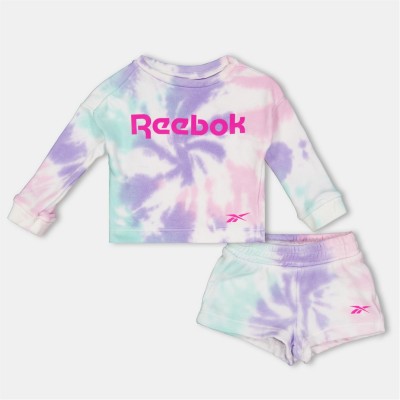 комплект,разпродажба,reebok,бебешки,облекла,детски,облекла,reebok,tie,dye,set,bb99,orchid,bloom