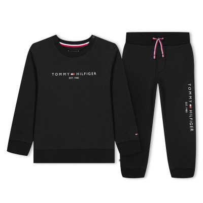 детски,облекла,tommy,hilfiger,tommy,hilfiger,essential,crew,neck,jogger,set,black,bds