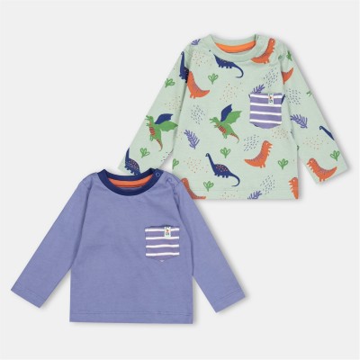 бебешки,облекла,детски,тениски,детски,облекла,lilly,and,sid,dino,pkt,top,2pk,bb99,multi