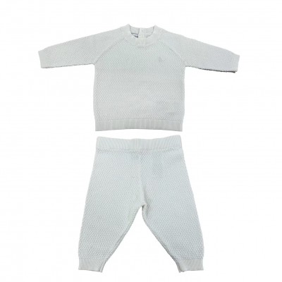 комплект,бебешки,облекла,детски,пижами,детски,3/4,панталони,jack,wills,jw,pointelle,set,bb62,off,white