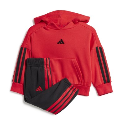 детски,комплект,разпродажба,adidas,бебешки,облекла,детски,екипи,детски,облекла,adidas,3,stripe,essentials,joggers,set,infants,red,black