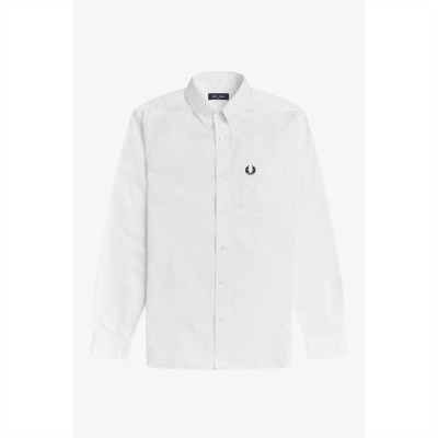 облекла,на,разпродажба,мъжки,ризи,fred,perry,oxford,shirt,white100