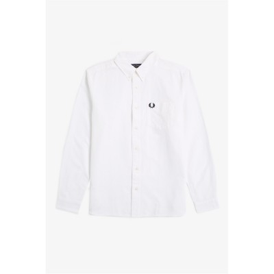 облекла,на,разпродажба,мъжки,ризи,fred,perry,oxford,shirt,white100