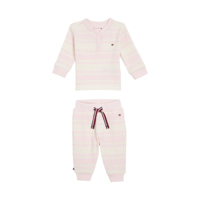tommy,hilfiger,baby,striped,waffle,giftbox,pink,stripe